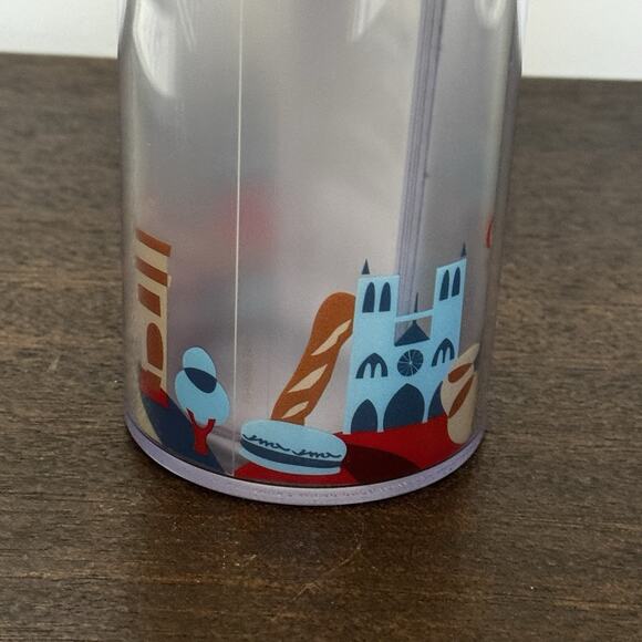 NEW Starbucks Paris France "You are Here" YAH Plastic Tumbler 16 oz 2022 NWT - Picture 3 of 15